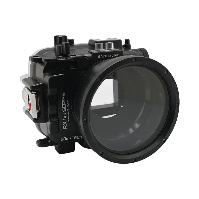 Underwater housing for Sony RX1xx with 6 inch Dry Dome Port - black