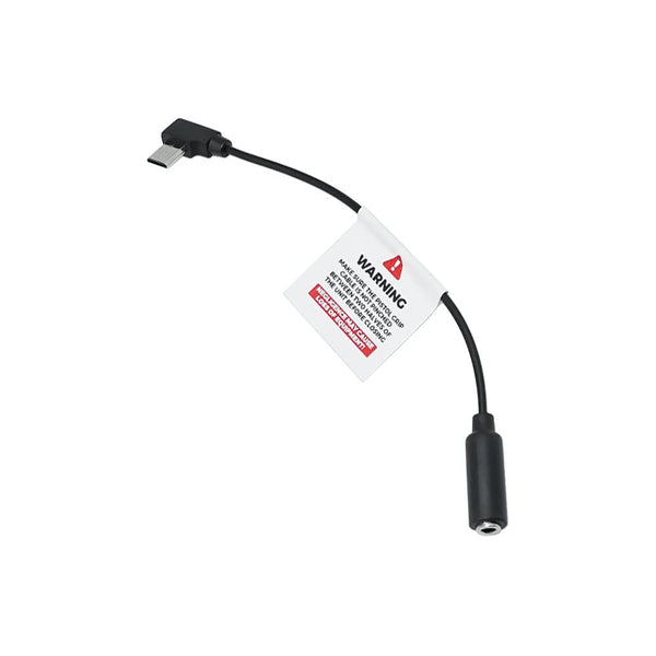 Extremidade do cabo adaptador micro USB para conector de 3,5 mm (fêmea) para punho de pistola de 2 estágios