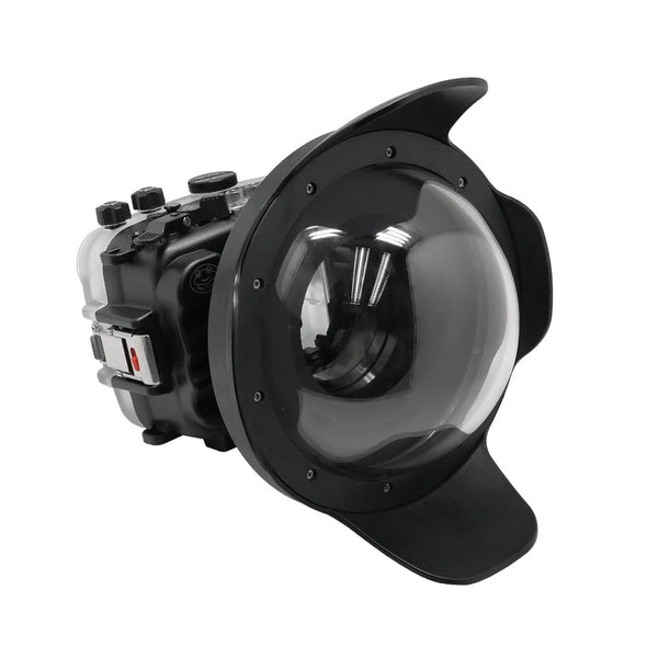 Salted Line waterproof UW housing for Sony A6xxx series with 8" Dry dome port (Black) / GEN 3
