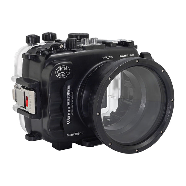 Salted Line waterproof housing for Sony A6xxx series with 55-210mm lens port (Black) / GEN 3