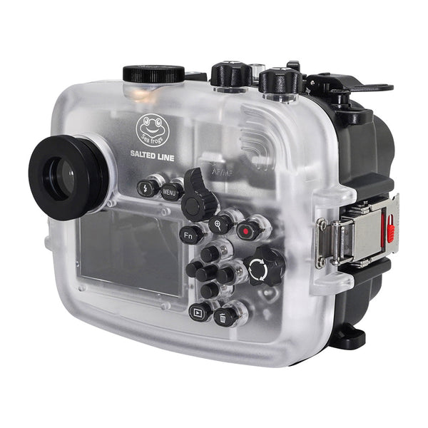 SeaFrogs 60M/195FT Waterproof housing for Sony A6xxx series Salted Line with pistol grip - A6XXX SALTED LINE