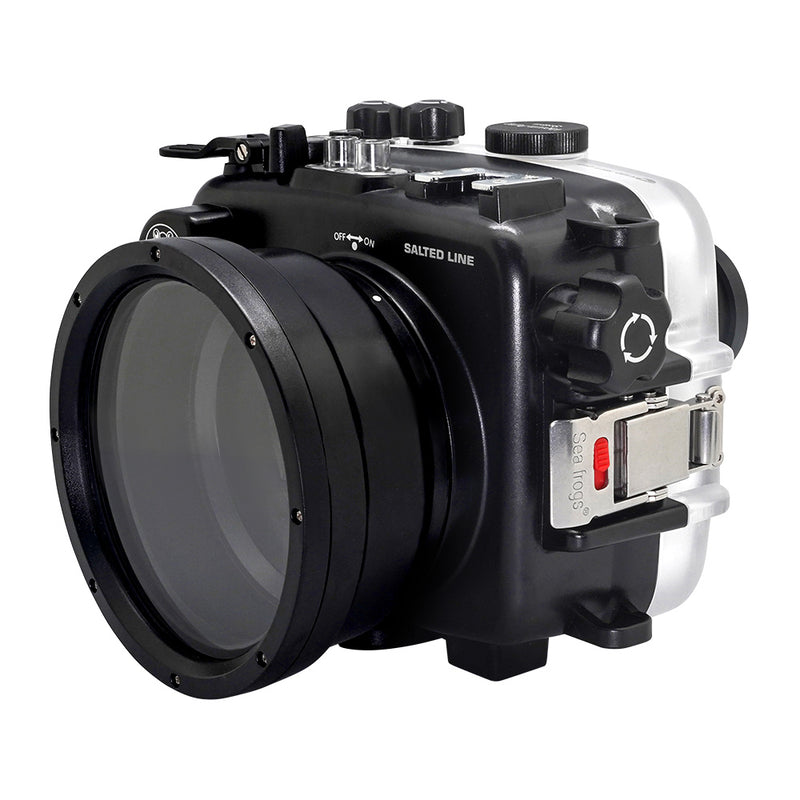 Salted Line waterproof housing for Sony A6xxx series with 55-210mm lens port (Black) / GEN 3