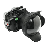 Caixa de câmera subaquática SeaFrogs 40m/130ft para Canon EOS R6 com porta Dry Dome de 6" (RF 14-35mm f/4L)