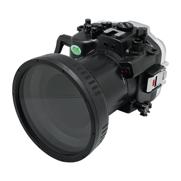 Canon EOS R5 40M/130FT Underwater camera housing. Salted Line underwater housings for SONY a6xxx