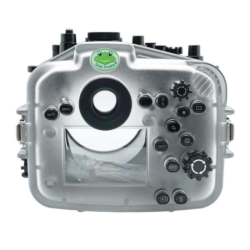 Canon EOS R5 40M/130FT Underwater camera housing. Salted Line underwater housings for SONY a6xxx