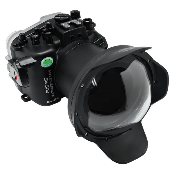 Canon EOS R5 40M/130FT Underwater camera housing. Salted Line underwater housings for SONY a6xxx