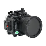Sony A1 40M/130FT Underwater camera housing with 6" Flat Long Port for SONY FE 24-70mm F2.8 GM II (standard port included)