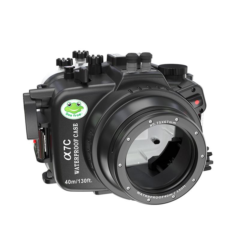 Sony A7C FE 28-60mm F4-5.6 SeaFrogs 40M/130FT Waterproof housing. Salted Line waterproof housings SONY A6xxx