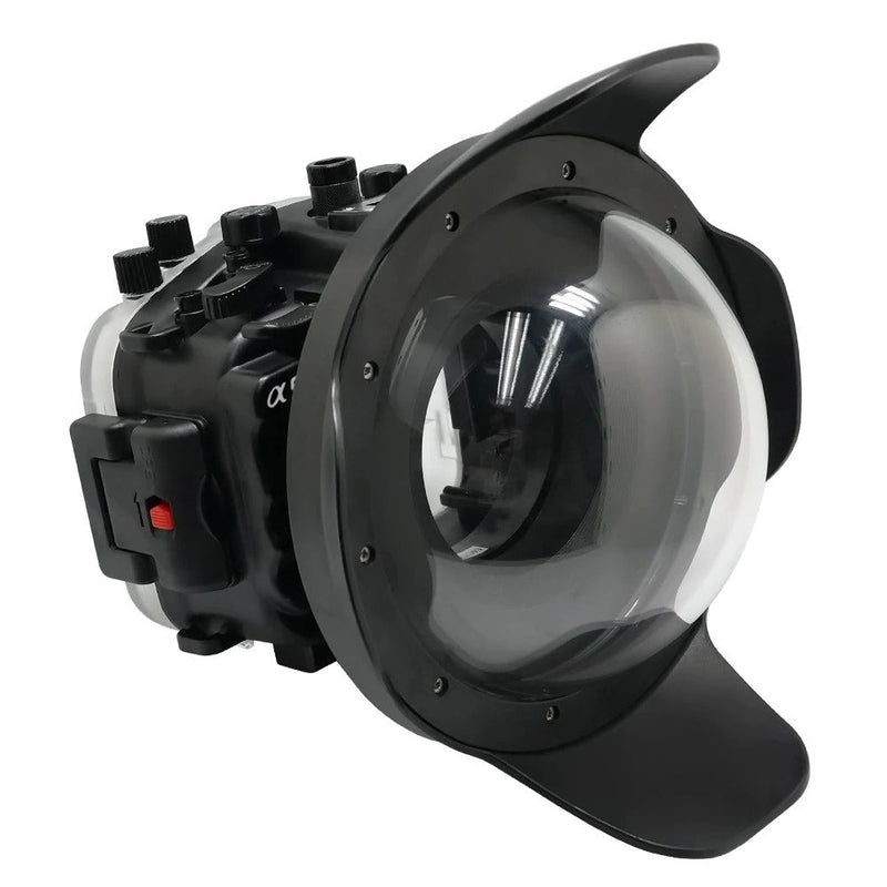 Kit de carcasa de cámara Sony A9 Serie V.3 UW con puerto Dome de 8" (Incluye puerto estándar). Negro