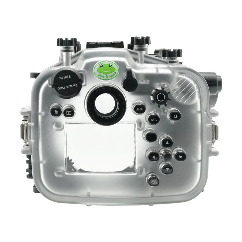 Boîtier de caméra sous-marine Fujifilm X-T4 40M/130FT avec port court plat en verre. XF 16mm