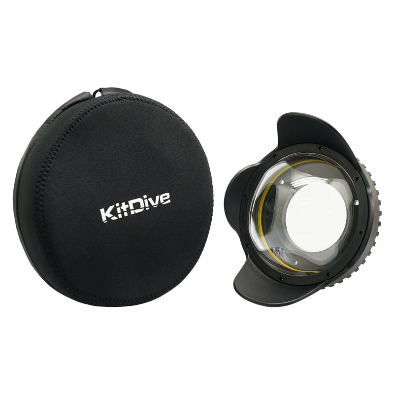 4" Wide Angle Wet Correctional Dome Port Lens (67mm Round Adapter)