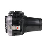 Boîtier de caméra sous-marine Sony A7 IV NG 40M/130FT (y compris un port long avec filetage de 67 mm) Engrenage de zoom SONY FE90 mm.